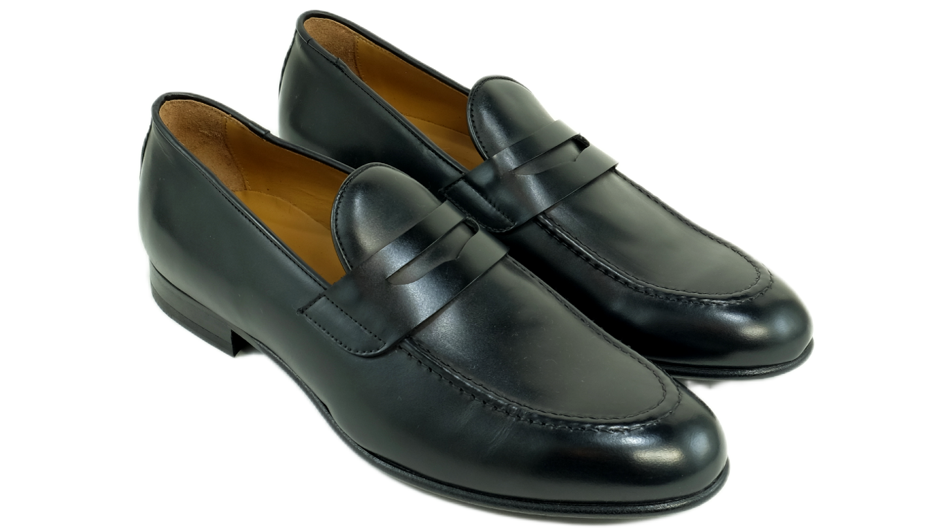 Alan Payne Wellesley II Honey/Black Genuine Lizard Loafers - size 12 Alan Payne Footwear – Jordan Lash Charleston main image 4