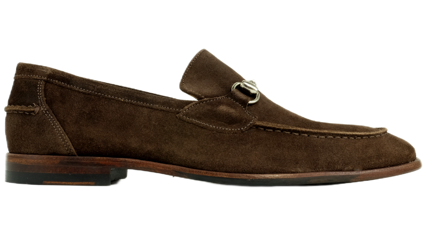 Alan Payne Men\'s Brown Suede Shoes Louie Plain Toe Lace-Up Oxford in Brown Suede by Alan Payne  main image 4