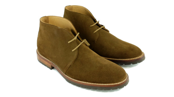 Men's Comfortable Leather Chukka Boots | The Santiago Black