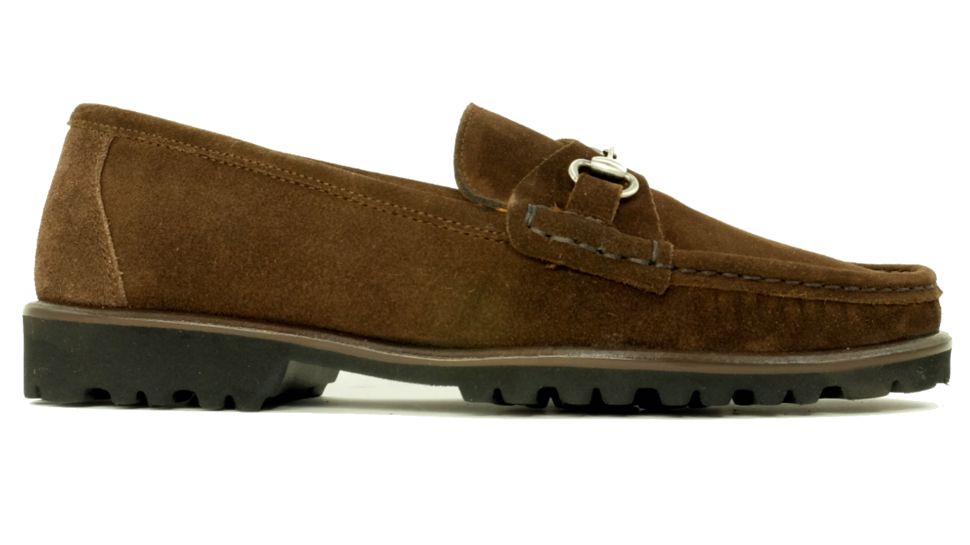 Alan Payne Men\'s Wharton Suede Shoes Size 8.5 EUC Wharton II Suede Bit Loafer in Brown by Alan Payne Footwear main image 4